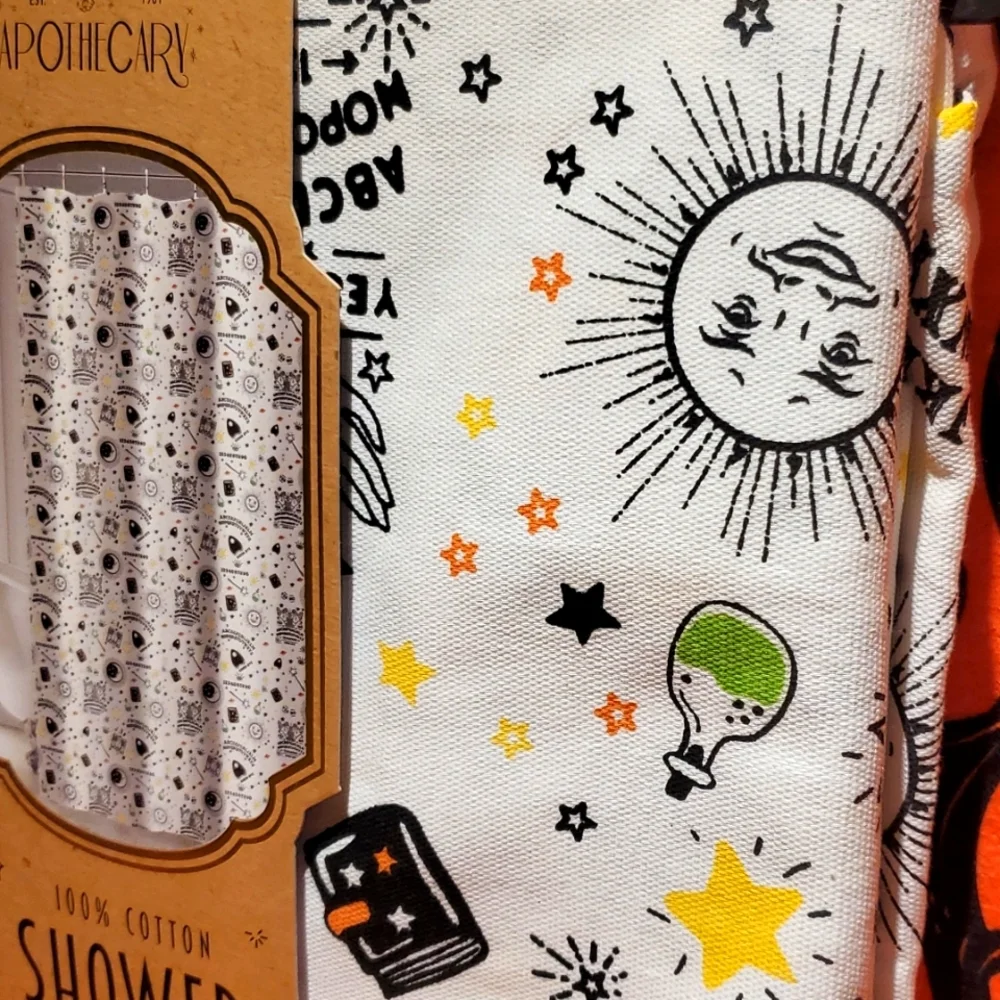 COPY - Bourbon St Apothecary Halloween Shower Curtain